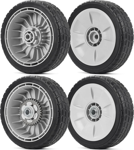 Pack lawn mower wheels front - 4,